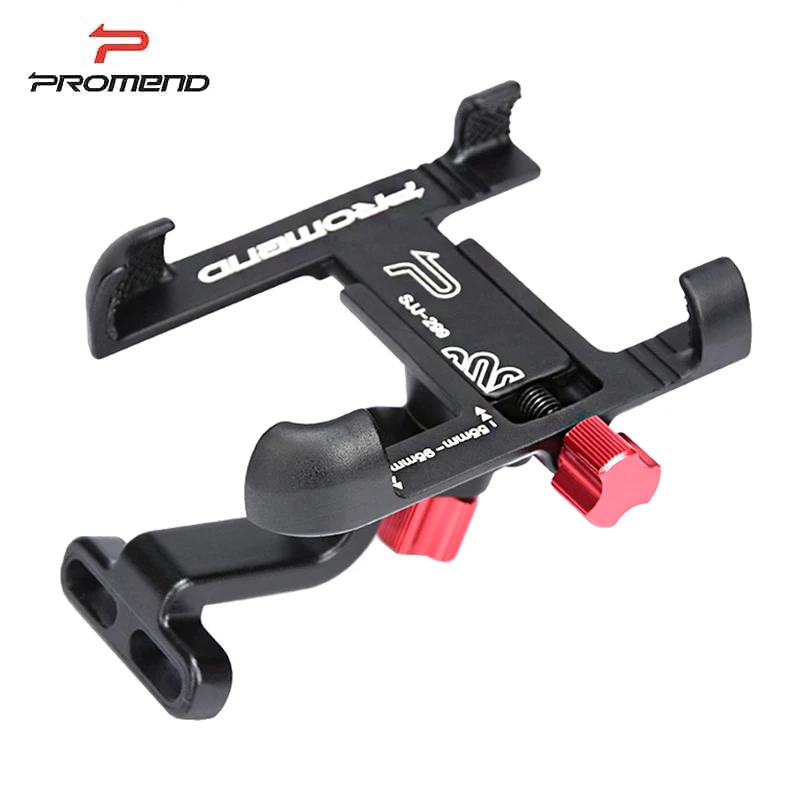 299B Black Promend алюминиевый сплав велосипедный держатель для мобильного телефона регулируемый велосипедный держатель для телефона нескользящий MTB подставка для телефона велосипедные аксессуары - Цвет: 299B Black
