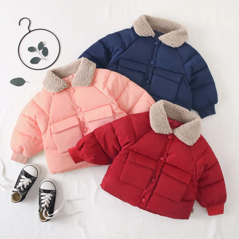 Winter Girls Jackets Fashion Thicken Outerwear for Kids Warm Coats Christmas Present |