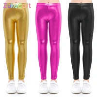 baby pants for girls kids leggings childrens pencil pants trousers faux pu leather legging slim trousers 3 12 years