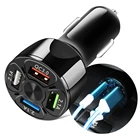 4 Порты зарядных порта USB для автомобиля Зарядное устройство мобильный телефон Быстрая зарядка для Toyota rav4 camry chr ТРД corolla yaris prius Гибридный prado Hilux