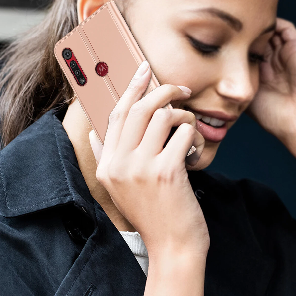 Для Motorola Moto G8 Plus, чехол из искусственной кожи, ультра тонкий магнитный флип-чехол с подставкой, защитный чехол-кошелек для Moto G8 Plus, чехол со слотом для карт