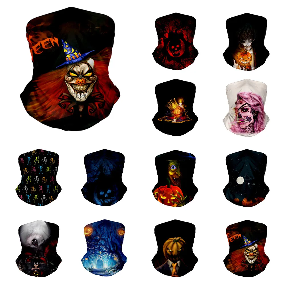 Страшные маски на Хэллоуин для мужчин и женщин с 3d цифровой печатью