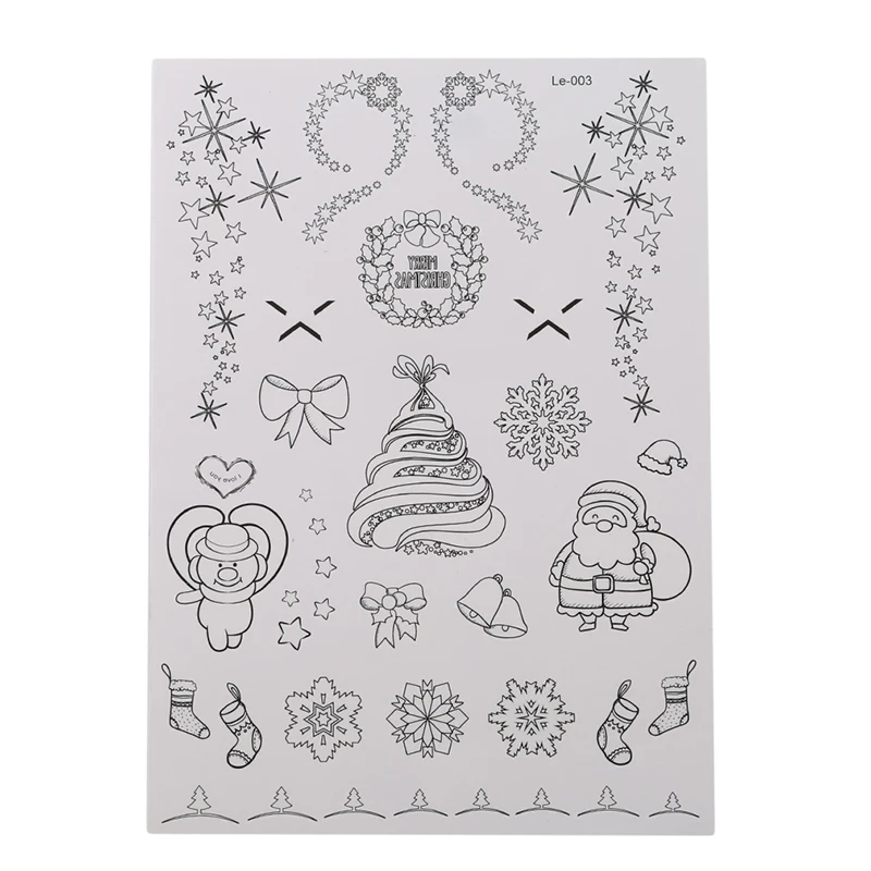 Световой временная татуировка Стикеры &quot Снеговик &quotОлень Arm для боди арта