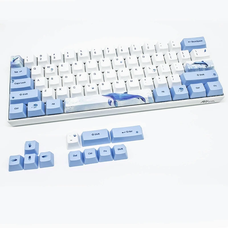 Клавиатура с Китом 60% PBT набор клавишных колпачков для клавиатуры Voor GH60 RK61 ALT61 Annie