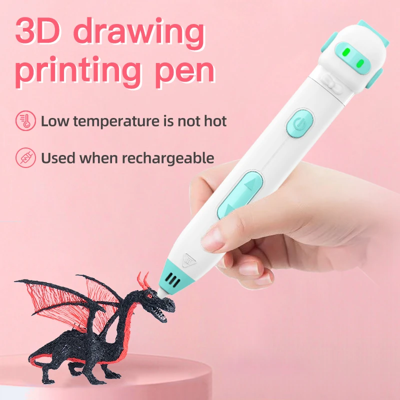 

Ручка для 3d-печати с филаментом 3 шт. низкая температура ручка для рисования «сделай сам» граффити для детей ручка для рисования ручной рабо...
