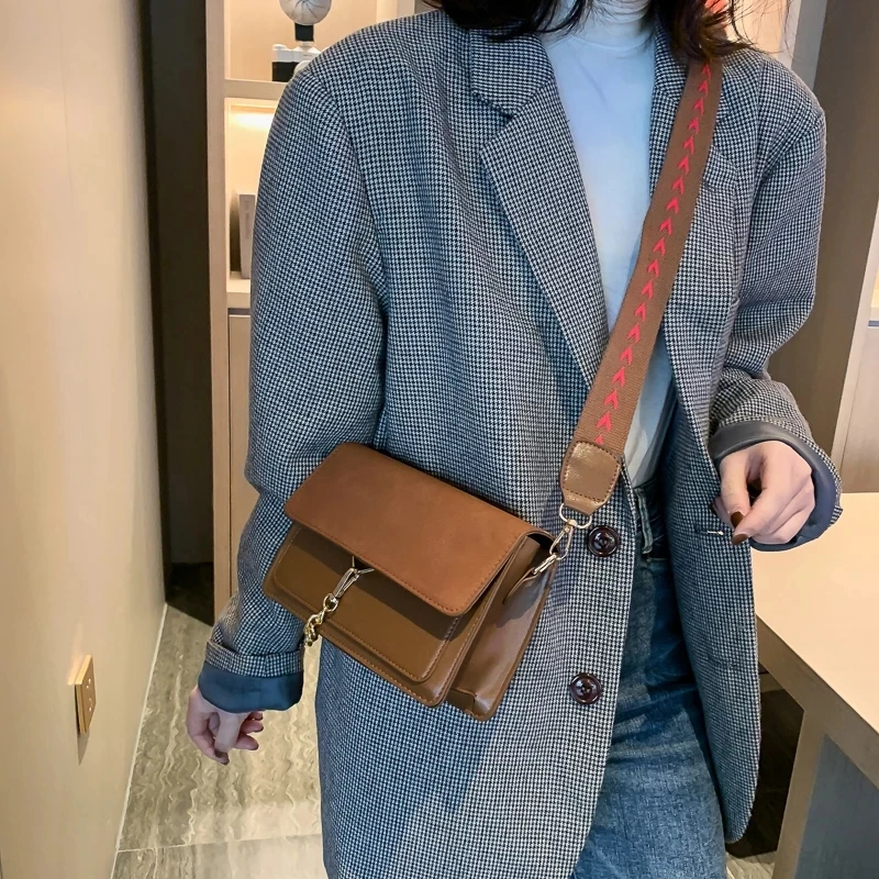 Сумка мессенджер RoyaDong женская из экокожи модные роскошные сумки через плечо с