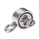 Магнит для рыбалки ima, сверхмощный неодимовый магнит, двухсторонний круглый, мощный, для поиска крючков