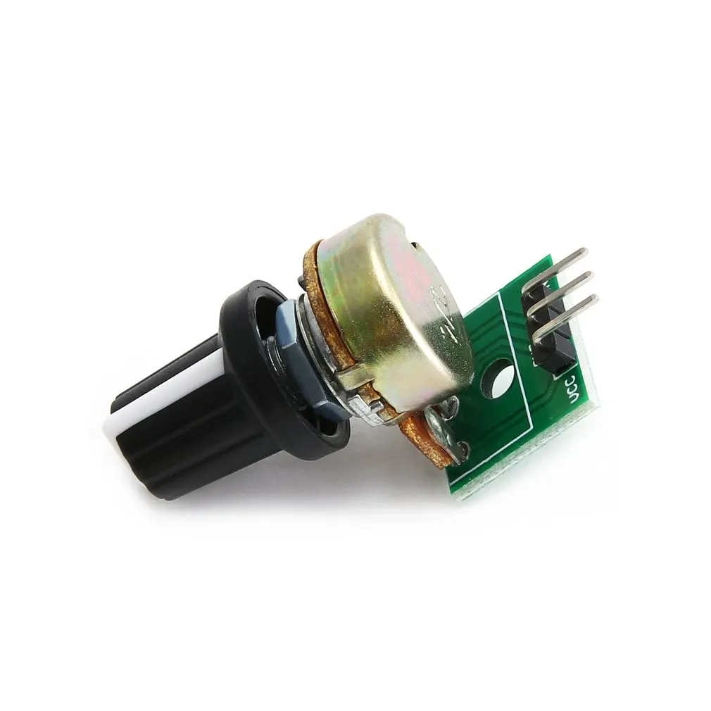 10K Ohm Potentiometer Module Resistor 3 Pin Linear Taper Rotary for Arduino with Cap | Инструменты
