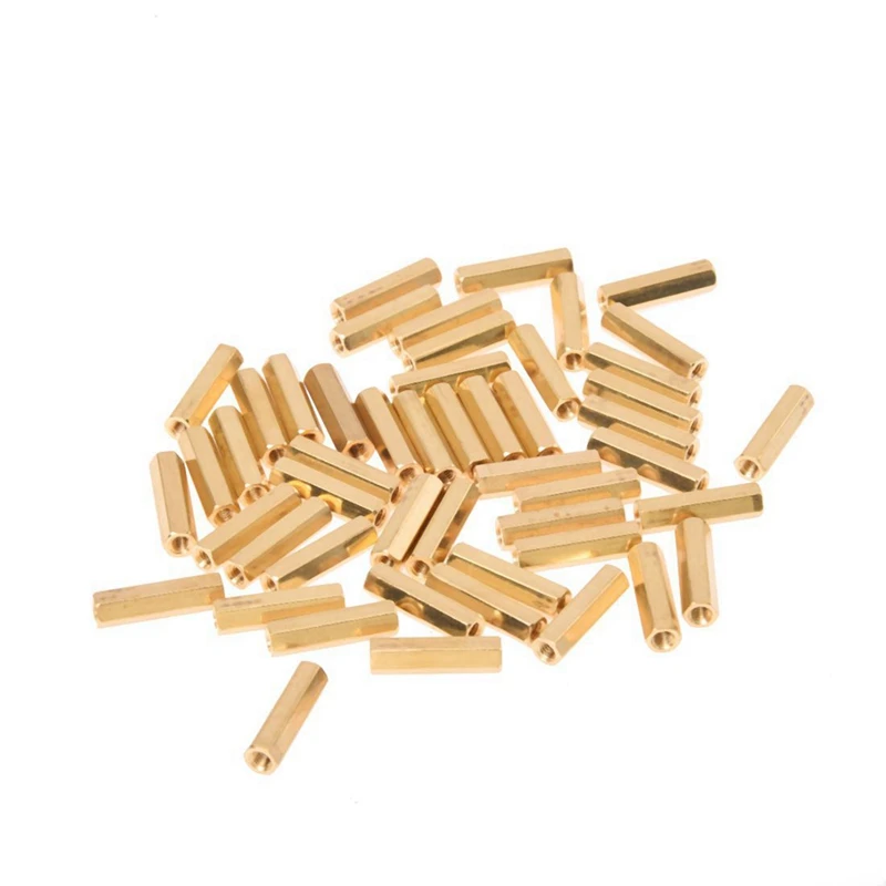

50 Pcs 18mm Long M3 Female Thread Standoff Spacer & 1 Pcs 150mm Electronic Digital LCD Vernier Caliper Micrometer Retail