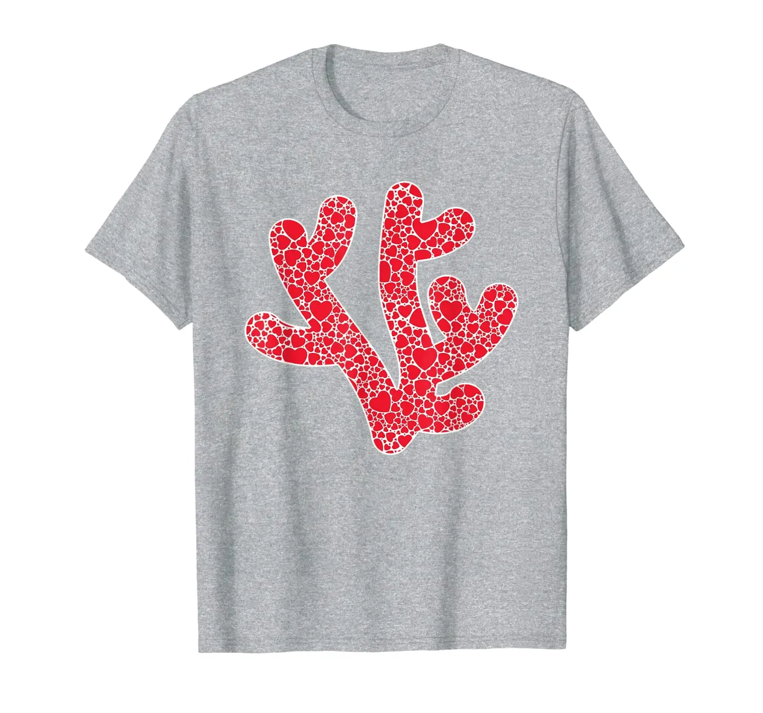 

Coral Hearts Valentine's Day Polyp Reef Lover Girl Gift T-Shirt
