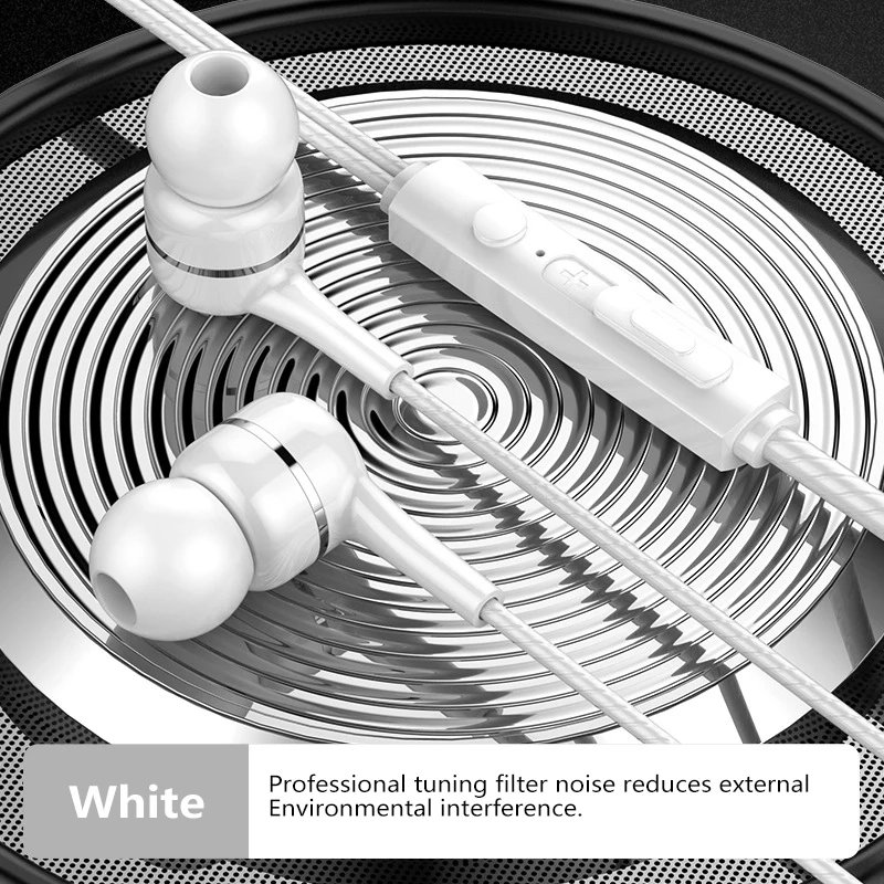 Проводные наушники V5HIFI с регулируемой громкостью 3 5 мм | Электроника