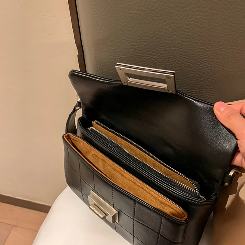 

Genuine Leather Solid Color Crossbody Bag for Women 2021 NewTrend One-shoulder Handbag Ladies Fashionable Purses Luis Vuitton gg