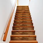 Наклейки в стиле ретро для лестницы, водостойкие, 18x100 см