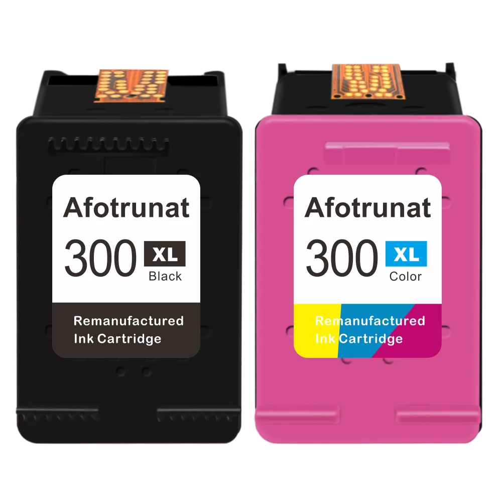 Чернильный картридж совместимый с Afotrunat 300XL сменный для HP 300 принтеров Deskjet D1660 D2560