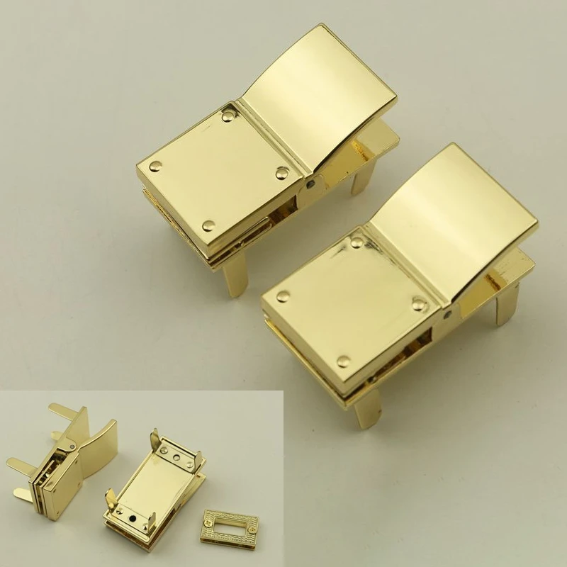 Металлическая застежка с поворотным замком замок сделай сам для сумок кошельков