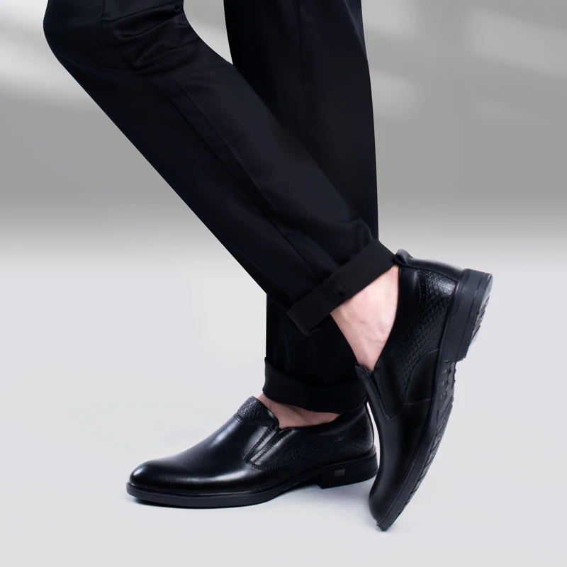 

Business Luxury OXford dress Shoes Men lace up Breathable genuine Leather Formal Shoes lace up Male Office Party Wedding Shoes