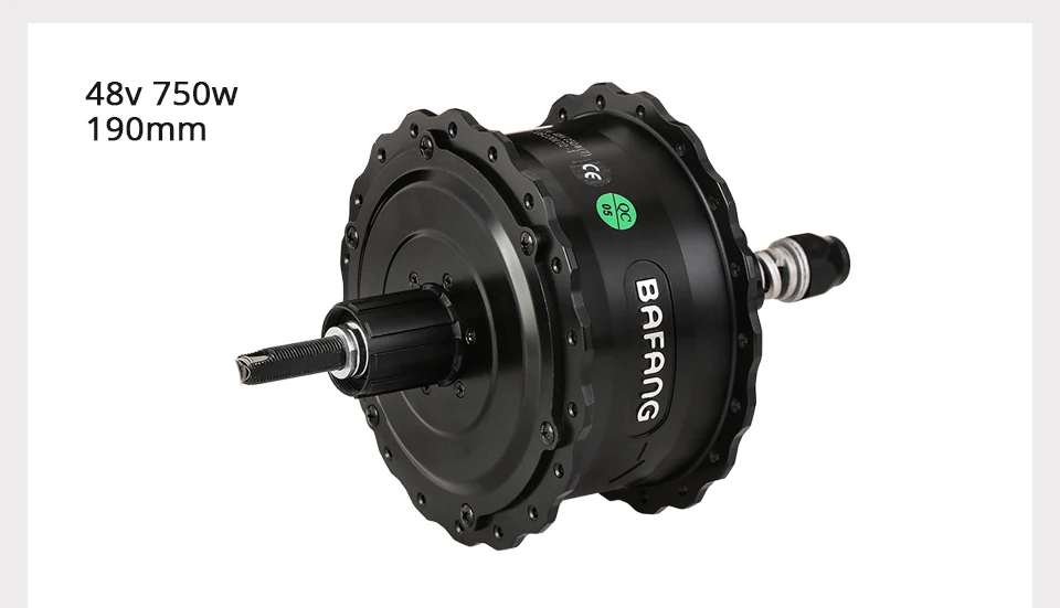 BAFANG 48V 750W бесколлекторный мотор Bafang мотор для центрального движения RMG06 D/DC 750W задний мотор старый 175 мм/190 мм 8Fun Электрический велосипед задний мотор для центрального движения