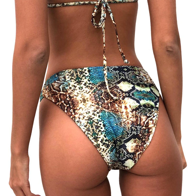 Misswim, сексуальный бикини со змеиным принтом,, женский купальник с завязками, Женский Бразильский бикини, набор, пуш-ап, купальник, летний купальник для женщин
