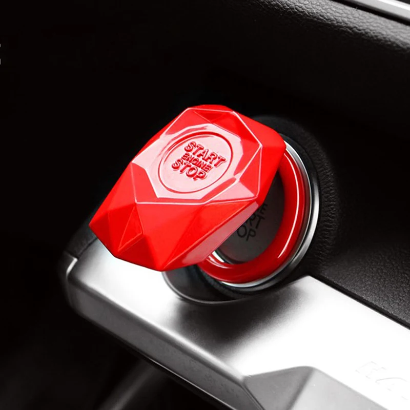 

Кнопка запуска двигателя автомобиля с одним нажатием, декоративная крышка, защитные крышки зажигания