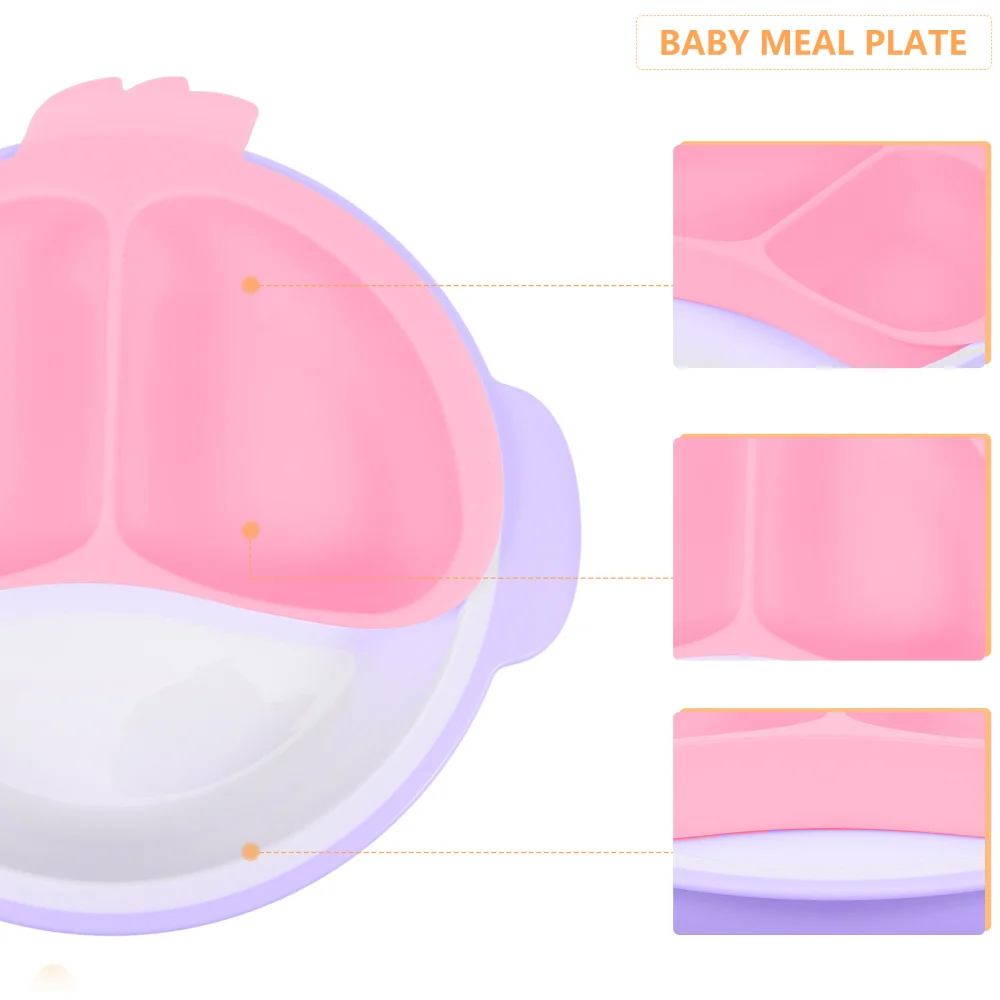 

1 set of Baby Plate Baby Spoon Baby Fork Baby Meal Plate Baby Tableware