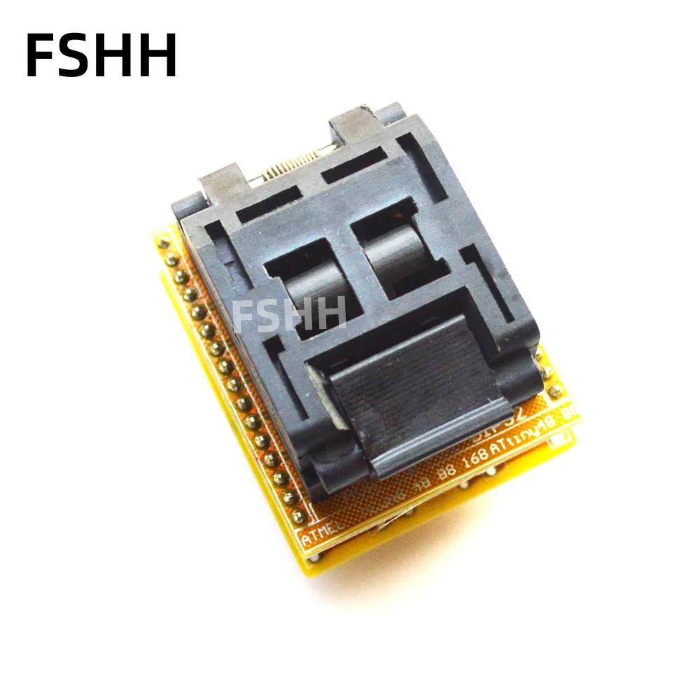 TQFP32 к DIP32 программатор адаптер QFP32 тестовая розетка для чипа серии atmega8|adapter