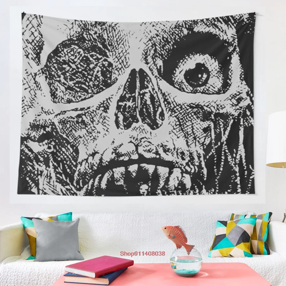 

Гобелен Tales From The Crypt с черепом, настенный гобелен, Настенный декор, одеяло, постельное белье, занавеска, плед