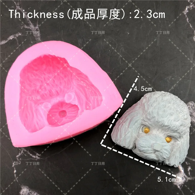 No.17 Много видов животных Собака Панда Обезьяна Кролик 3D мусс силиконовая форма для помадки торт украшения из выпечки конфеты шоколадные Инструменты гипсовая глина - Цвет: No.17
