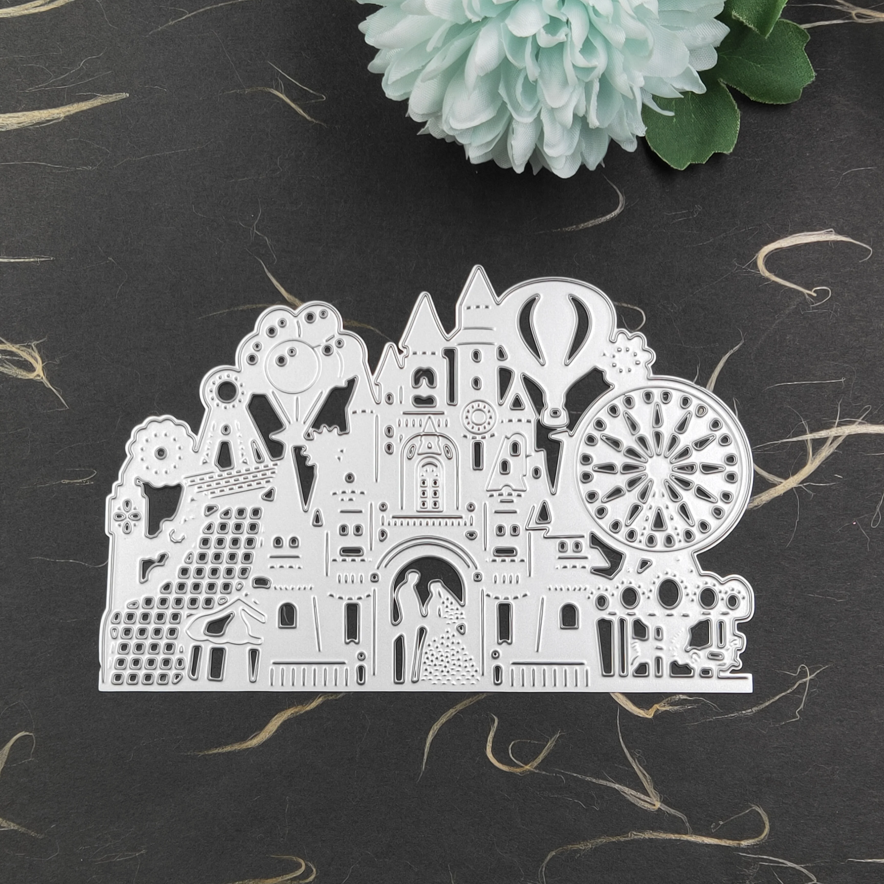 Металлические пресс формы в виде замка для свадьбы новинка 2019 штамп скрапбукинга