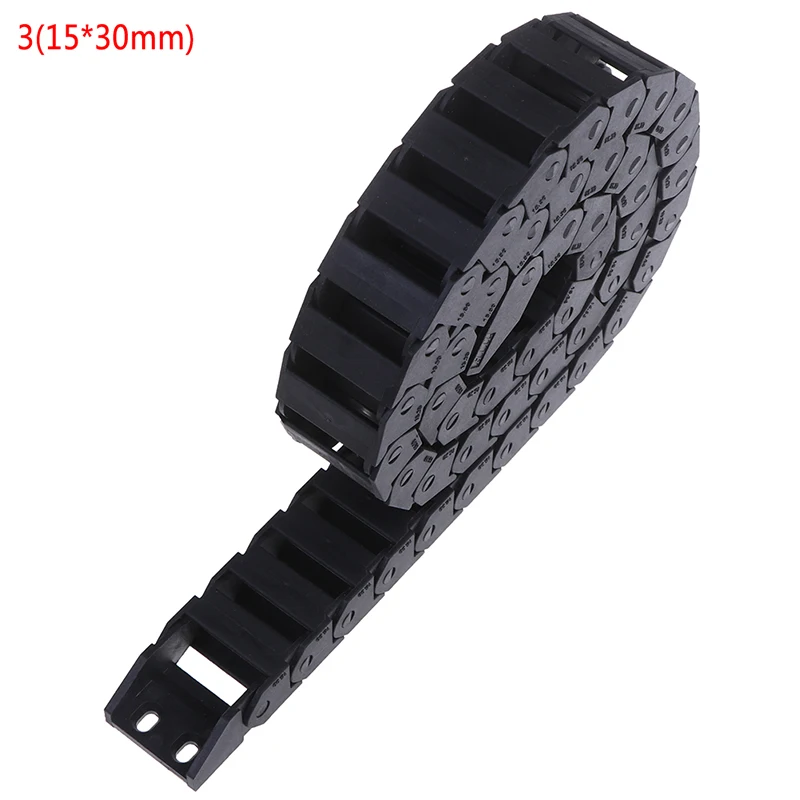 Cable Chain Semi-Enclosed Wire Transmission Carrier Plastic Drag Towline For 3D Printer CNC Engraving Machine 15-50mm