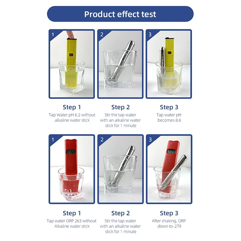 

Water Purifier Alkaline Stick Raise PH Charged Structured Purifier Alkaline Sticks Water Filters for Household