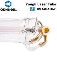 yongli r9 140w 150w co2 laser tube length 1850 dia 80mm for co2 laser engraving cutting machine