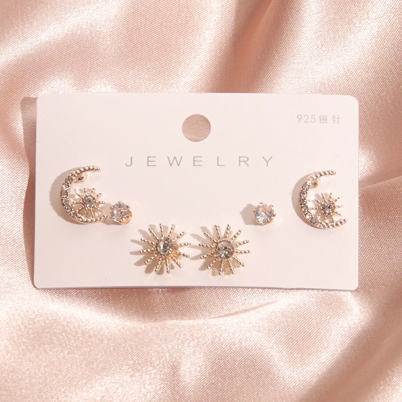 Женские серьги подвески из сплава серебро 925 пробы|Серьги-гвоздики| |