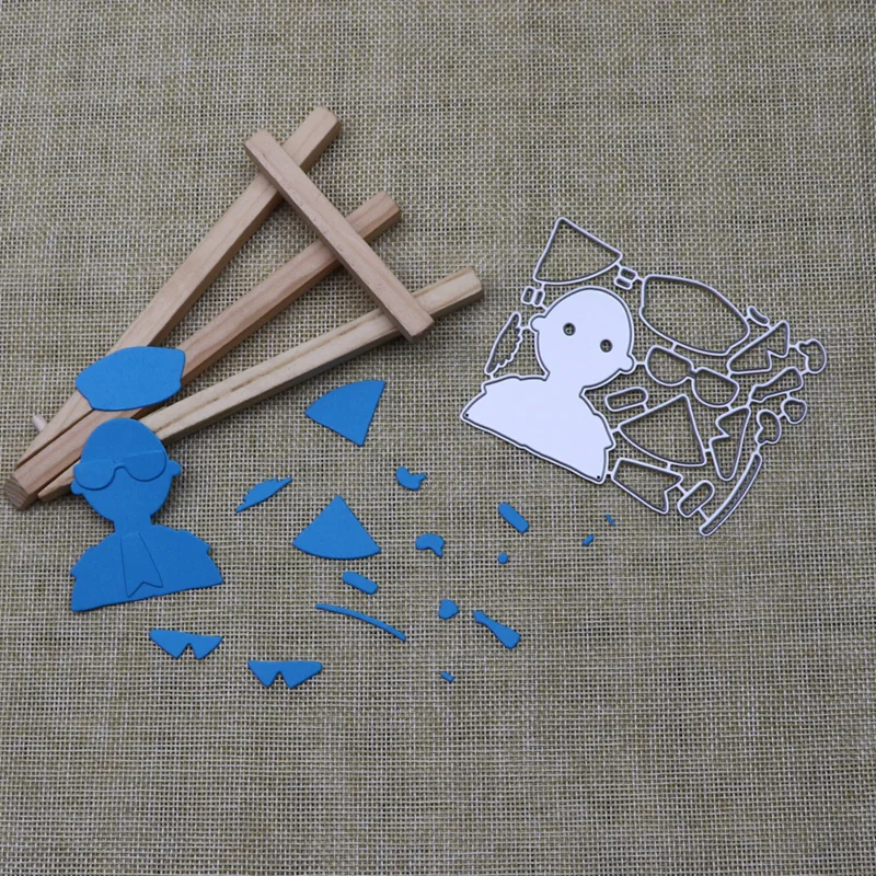 

People Frame Set Metal Cutting Dies Stencils for DIY Scrapbooking Decorative Embossing DIY Paper Cards