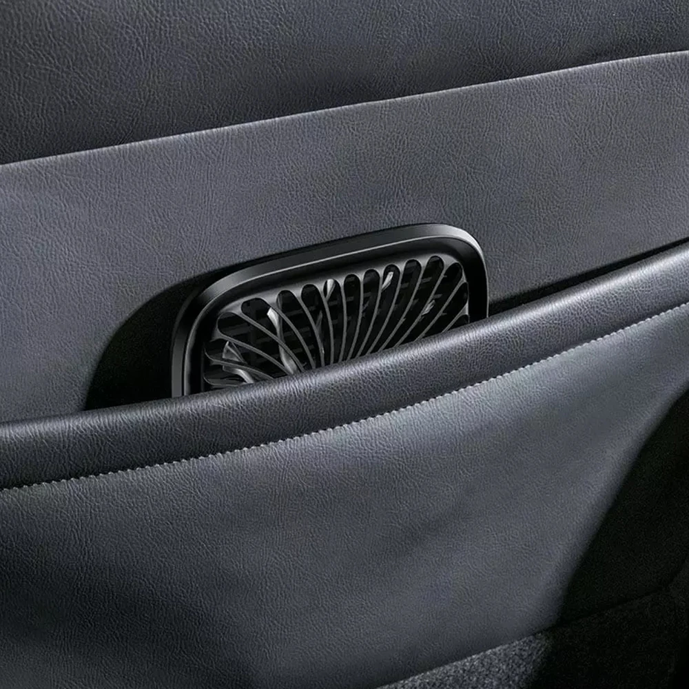 Складной автомобильный вентилятор Baseus 3 скорости мини USB Настольный портативный