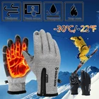 Зимние мужские и женские теплые перчатки, водонепроницаемые, для занятий спортом на открытом воздухе, ветрозащитные, для велоспорта, с бархатным покрытием, для верховой езды, катания на лыжах, 2021