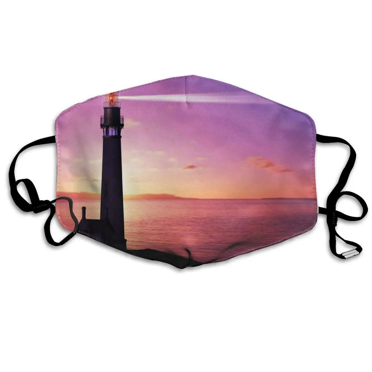 

Face Mask Lighthouse Principle Unique Cycling Half Face Earloop Ski Mask for Women