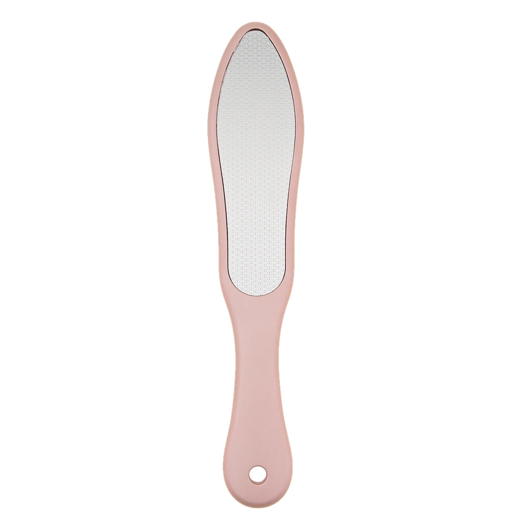 

1Pc Pink Double Sided Foot Rasp File Scrubber Hard Dead Rough Skin Callus