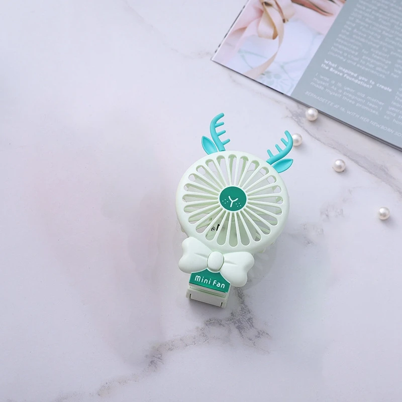 Складной портативный вентилятор Перезаряжаемый и 3 скоростной мини