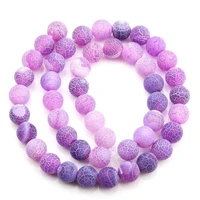natural stone beads purple dull polish agat loose matte onyx diy gift bracelet material 4 6 8 10mm for jewelry making