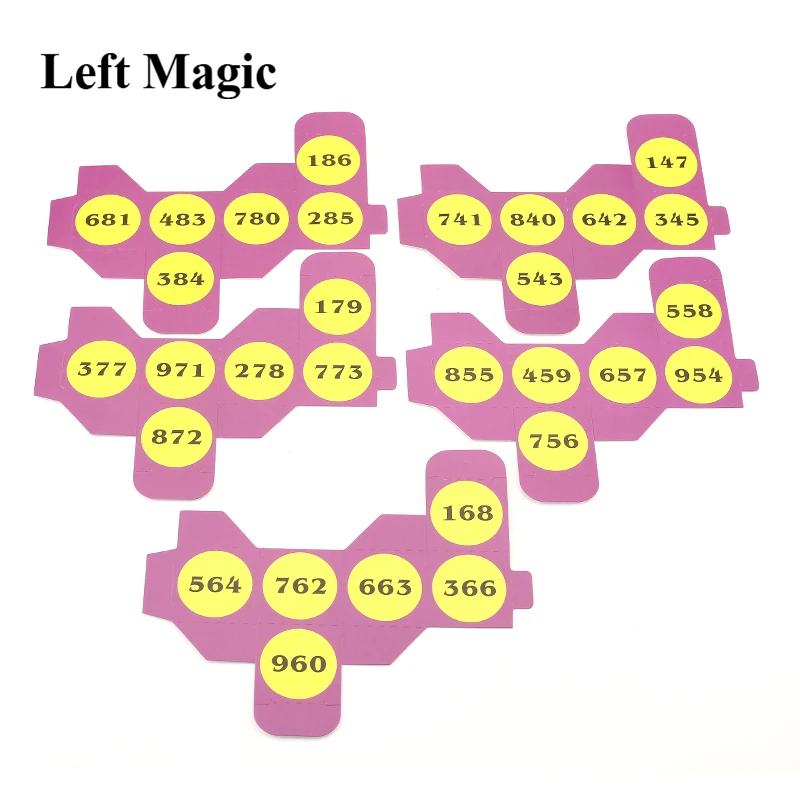 Быстрые умственные арифметические Волшебные трюки с костями магические кости