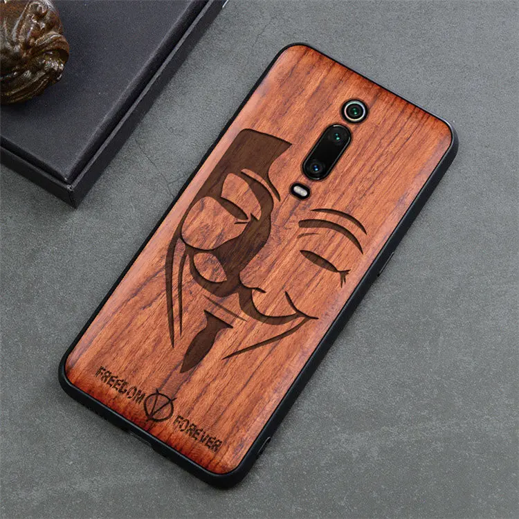 Для Xiaomi mi 9t чехол Boogic Wood funda Red mi k20 Pro Rosewood TPU противоударный задний Чехол для телефона Xiaomi mi 9T Pro Чехол - Цвет: 7
