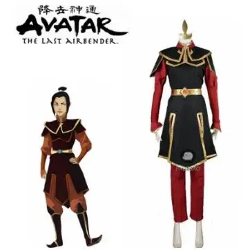 Аниме Аватар: Легенда Об Аанге Azula Косплей Костюм Костюмы для мальчиков и девочек