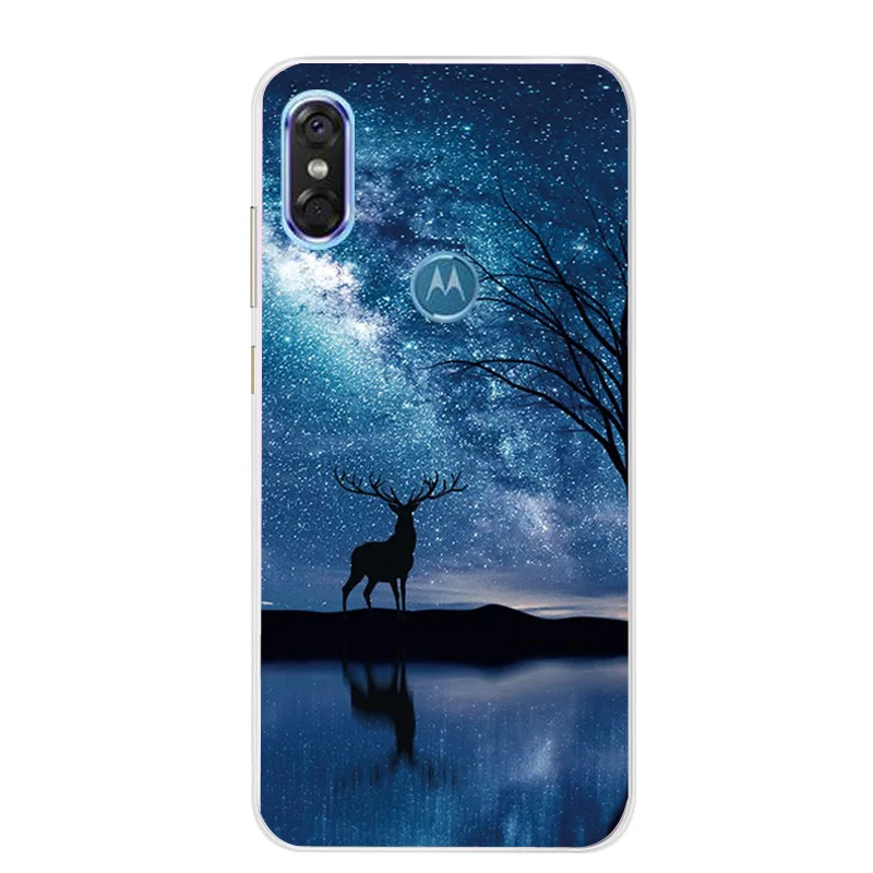 Чехол для Motorola One Power Animal Cat Milu Lotus Gold Eyes Game Over индивидуальность P30 Note Cover Shell|Бамперы|