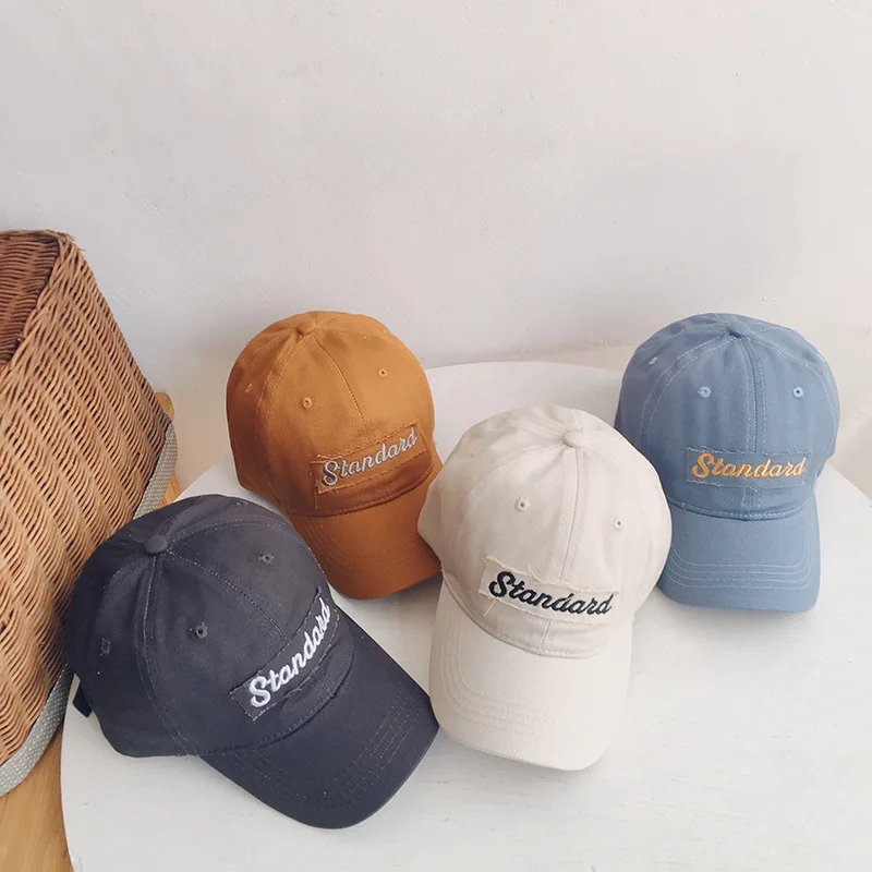 

Детская хлопковая бейсболка с вышивкой, на возраст 2-8 лет