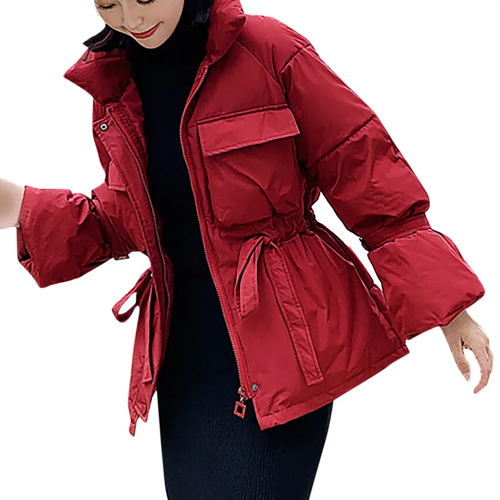 Женский пуховик на молнии JAYCOSIN зимний теплый верхняя одежда L401104 2019|Женские
