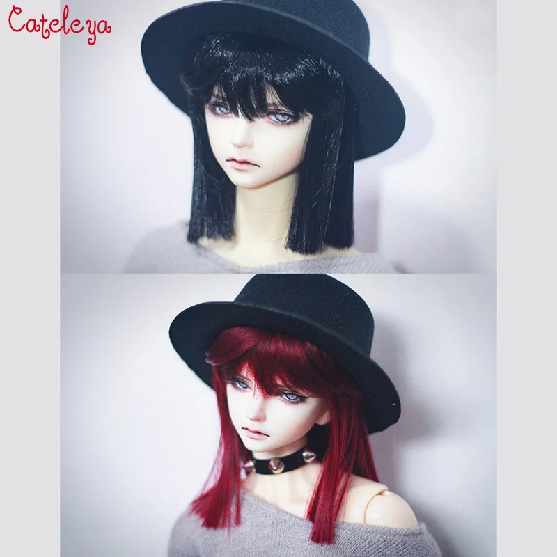

Cateleya BJD Doll With Wig 3 Points 4 Points 6 Points Doll High TemPerature Silk Multicolor Straight Bangs Wig