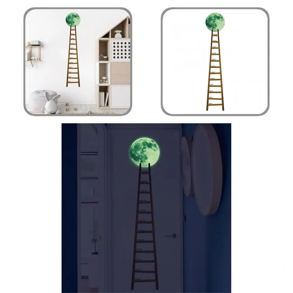 

Special Wall Decal Moon Pattern PVC Excellent Workmanship Background Sticker Sticker Decal Background Sticker 1 Set