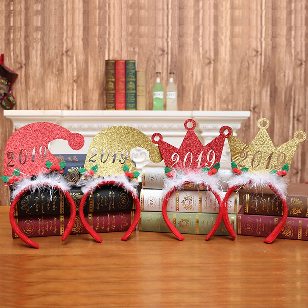 1 шт. вечерние головные уборы повязка на голову Рождество стрейч головной убор