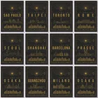 Шанхай Барселоны DIY Алмазная Живопись Вышивка крестом мозаика 5D черный, белый цвет туристический декорации Алмазная вышивка строительного искусства