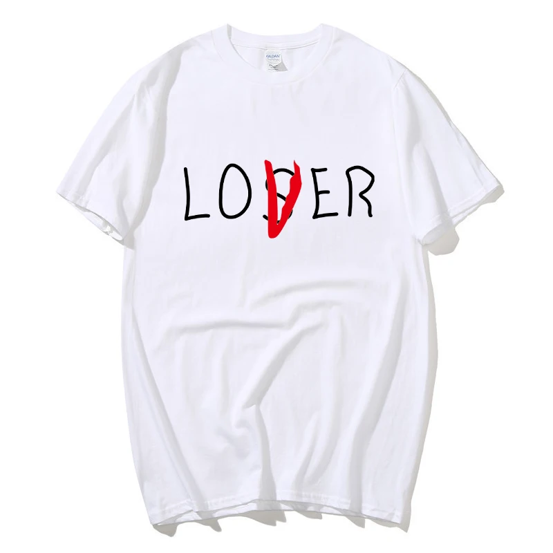 

Drop Ship Pennywise Movie It Losers Club printing T-Shirt Men Women Casual Short Sleeve Loser Lover It Inspired T-Shirt Tops